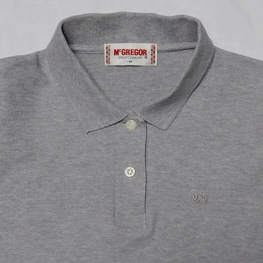 [BUNJANG] McGregor Vintage Long Sleeve Polo Shirt / [M] 맥그리거(McGregor) 빈티지 긴팔 피케 폴로 셔츠