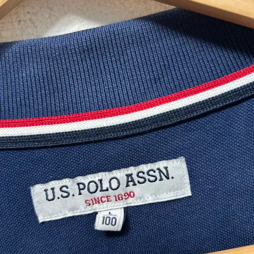 [SOLD OUT] U.S.폴로 어슨 네이비 긴팔 폴로티 100사이즈