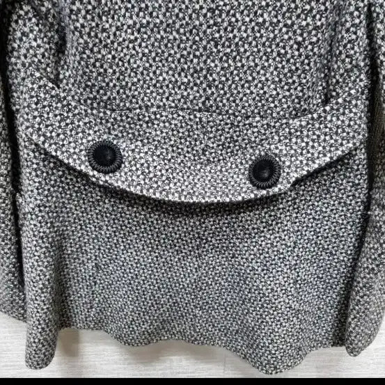 [BUNJANG] Mink Trim Tweed Coat - Size S / p420 밍크트리밍 트위드  코트