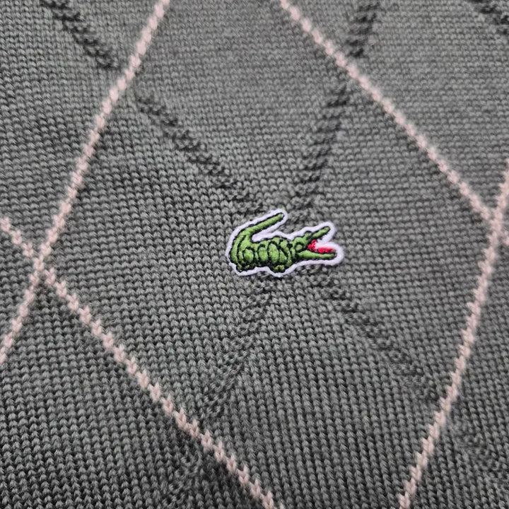 [BUNJANG] Lacoste Argyle Knit (Size 100) / [100] 라코스테 아가일 니트