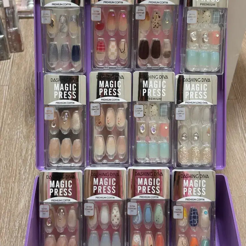 [BUNJANG] Dashing Diva Magic Press Nail Tip / 데싱디바 매직프레스 네일팁 코핀/스틸레토/오벌