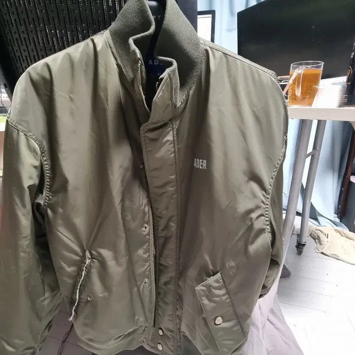 [BUNJANG] Ader Error Mask Bomber Jacket Khaki / 아더에러 마스크 봄버 카키 a1