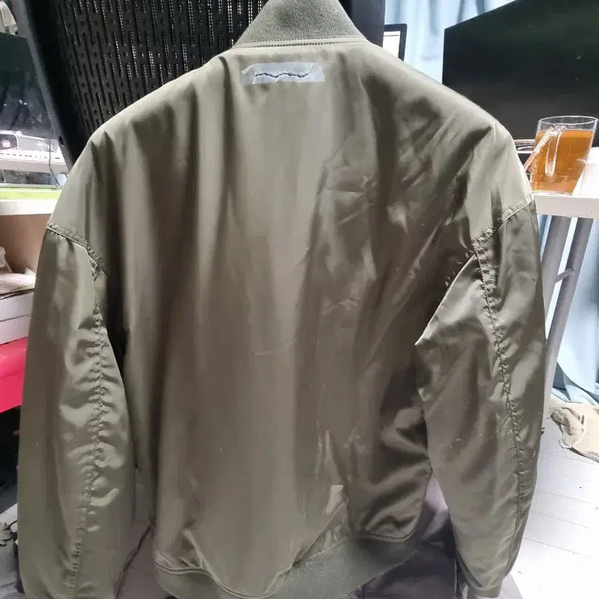 [BUNJANG] Ader Error Mask Bomber Jacket Khaki / 아더에러 마스크 봄버 카키 a1