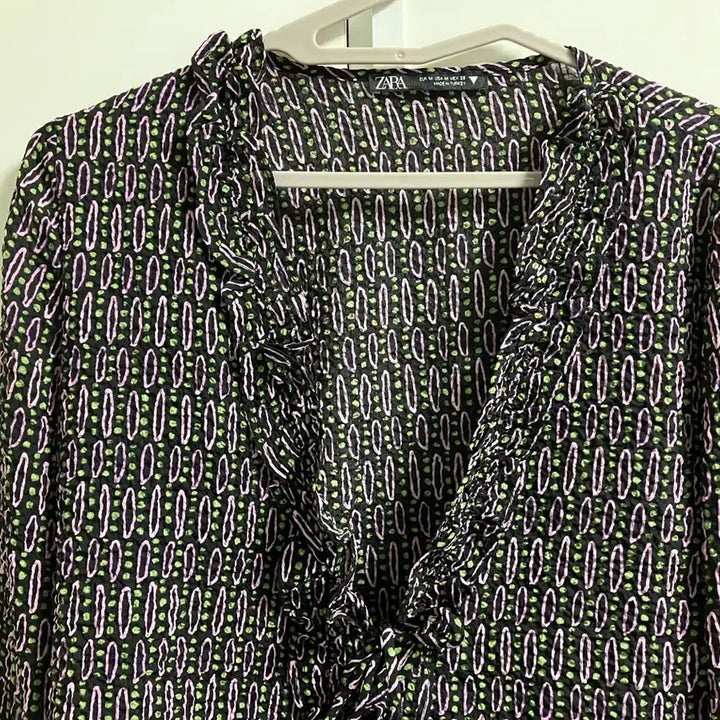 [BUNJANG] ZARA Pattern Blouse M / 자라 패턴 블라우스 M