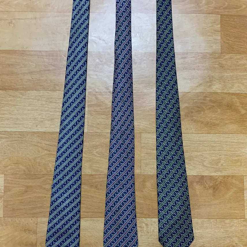 [BUNJANG] HERMES Silk Tie Bundle Set (NO.1-3) / HERMES 에르메스 타이(실크)묶음판매(NO.1-3)