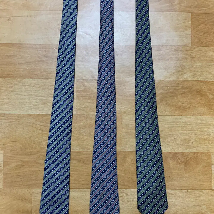 [BUNJANG] HERMES Silk Tie Bundle Set (NO.1-3) / HERMES 에르메스 타이(실크)묶음판매(NO.1-3)