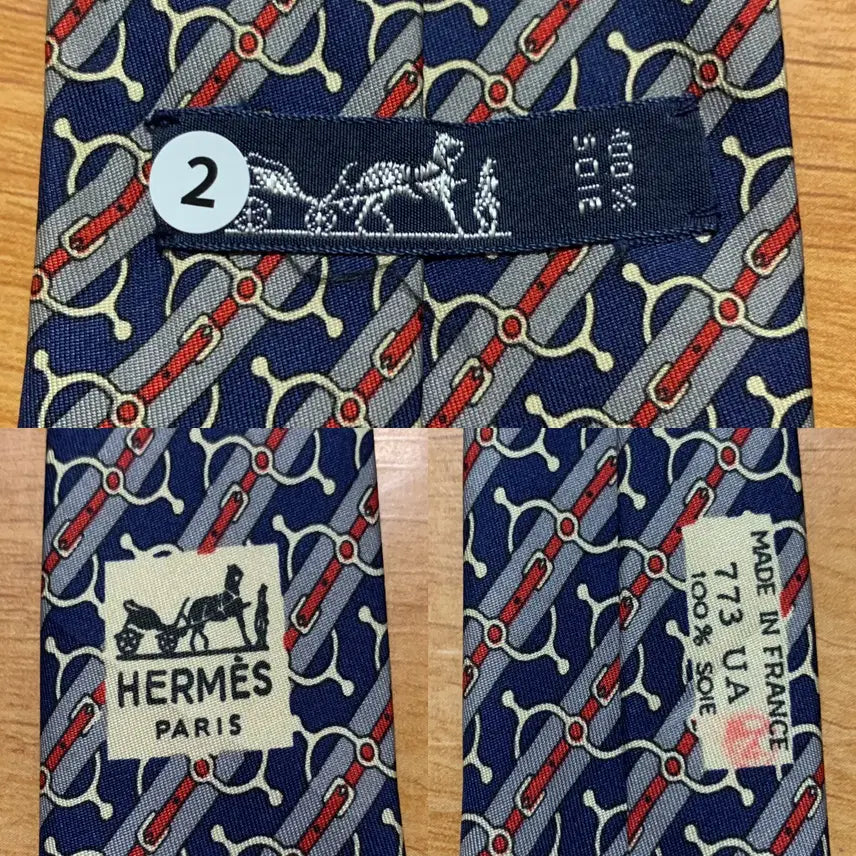 [BUNJANG] HERMES Silk Tie Bundle Set (NO.1-3) / HERMES 에르메스 타이(실크)묶음판매(NO.1-3)
