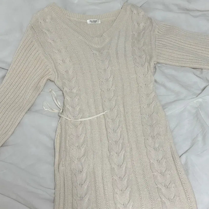 [BUNJANG] Hee-nique Knit Long Dress / 히니크 자체제작 니트 롱원피스