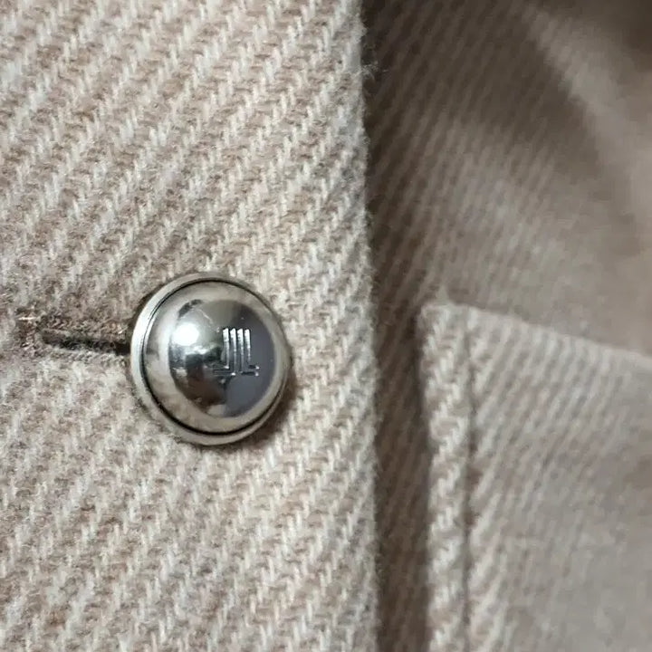 [BUNJANG] Lanvin Collection Wool Jacket - Beige, Size 55 / 랑방컬렉션 돔버튼 울 자켓 55 사이즈 정품