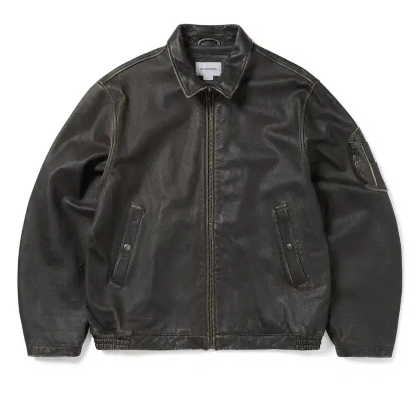 [BUNJANG] Thisisneverthat Flight Leather Jacket / xl 디스이즈네버댓 플라이트 레더자켓 구합니다