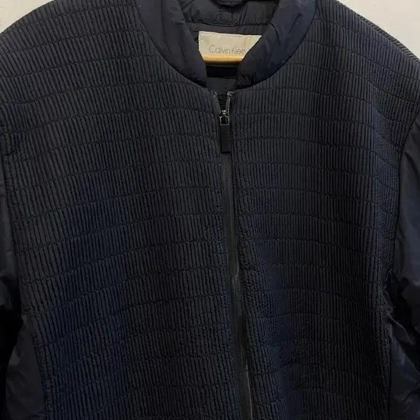 [BUNJANG] Calvin Klein Padded Bomber Jacket Navy L / 캘빈클라인 패디드 봄버자켓 네이비 L