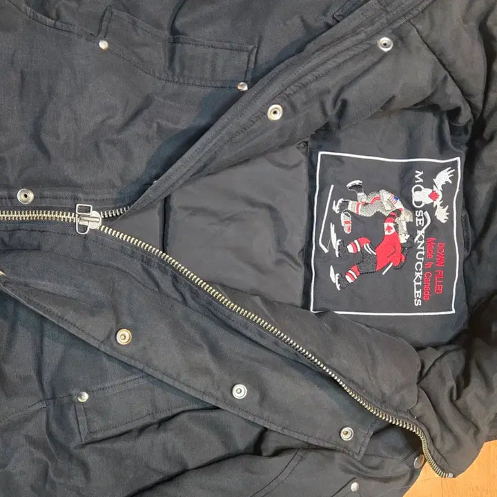 [BUNJANG] Moose Knuckles Black Padded Jacket M / 무스너클 스틸링 화이트퍼 블랙패딩M 저렴히 팝니다