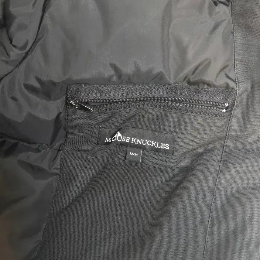 [BUNJANG] Moose Knuckles Black Padded Jacket M / 무스너클 스틸링 화이트퍼 블랙패딩M 저렴히 팝니다