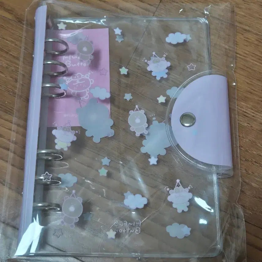 [BUNJANG] Fluffy Button Diary Cover A6 / 플러피버튼 다이어리 커버 A6