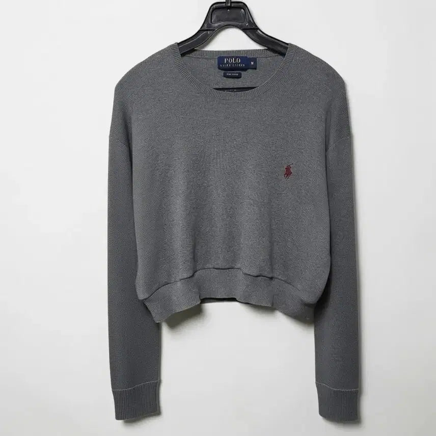[SOLD OUT] 여성프리 POLO 폴로 랄프로렌 크롭 니트 그레이