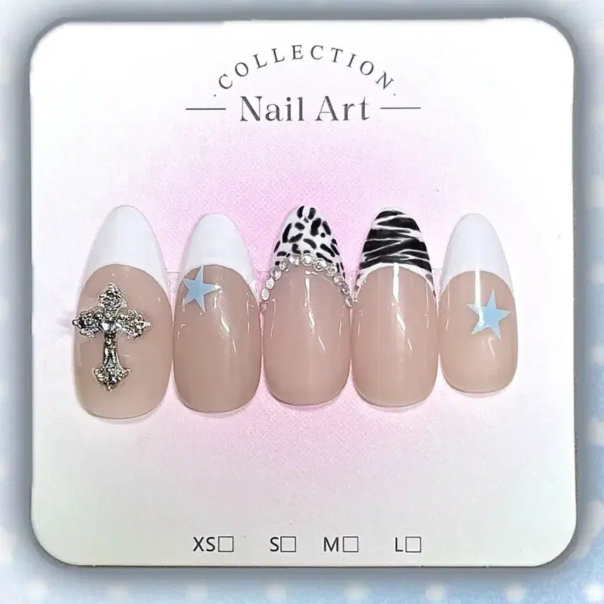 [BUNJANG] Sky Garu Handmade Nail Tips / 갸루 수제네일팁 <3