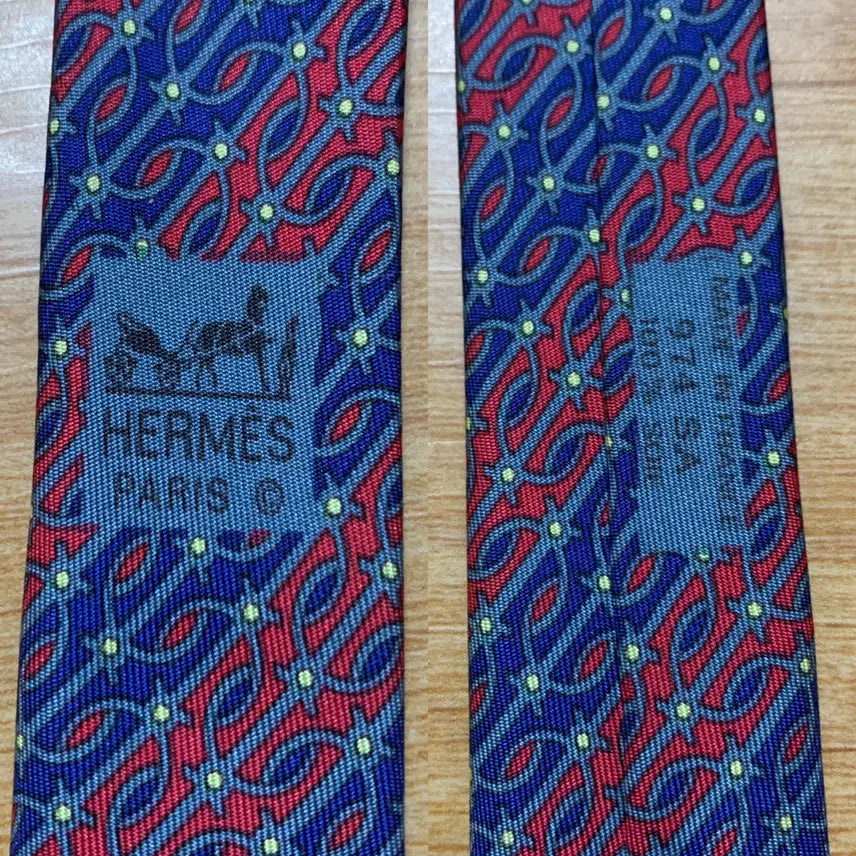 [BUNJANG] HERMES Silk Tie Bundle / HERMES 에르메스 타이(실크)묶음판매(NO.4-5)