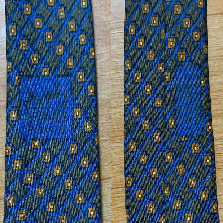 [BUNJANG] HERMES Silk Tie Bundle / HERMES 에르메스 타이(실크)묶음판매(NO.4-5)