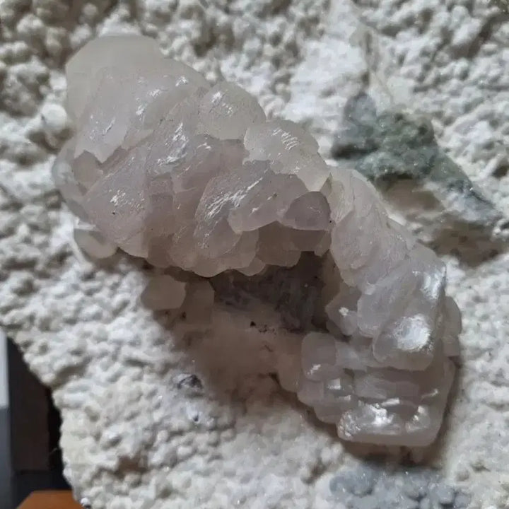 [BUNJANG] Okenite & Calcite Mineral Specimen / 인테리어소품 >>오케나이트, 칼사이트 >원석, 수석, 광물