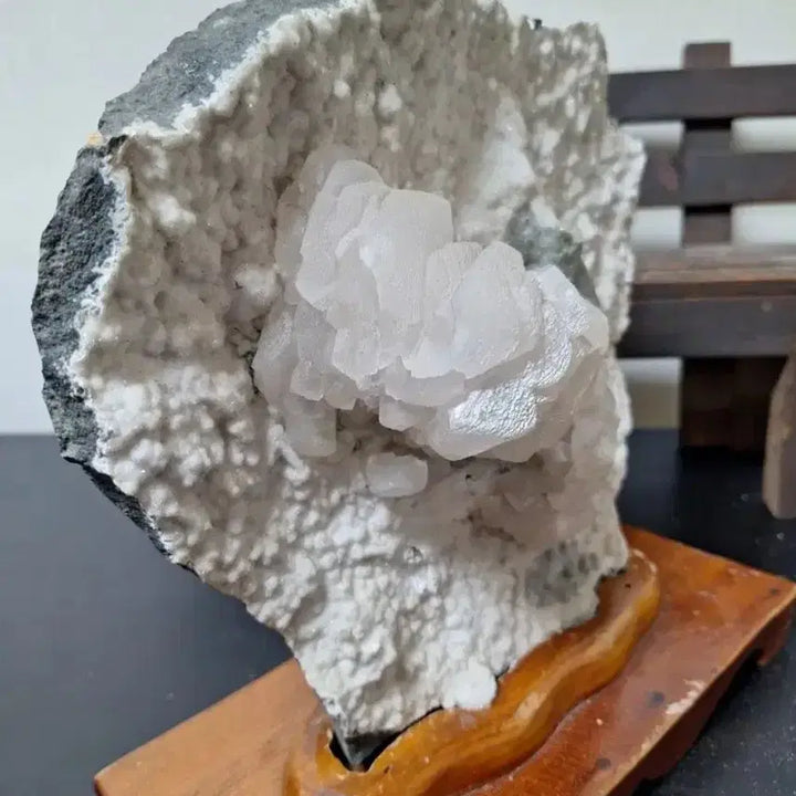 [BUNJANG] Okenite & Calcite Mineral Specimen / 인테리어소품 >>오케나이트, 칼사이트 >원석, 수석, 광물