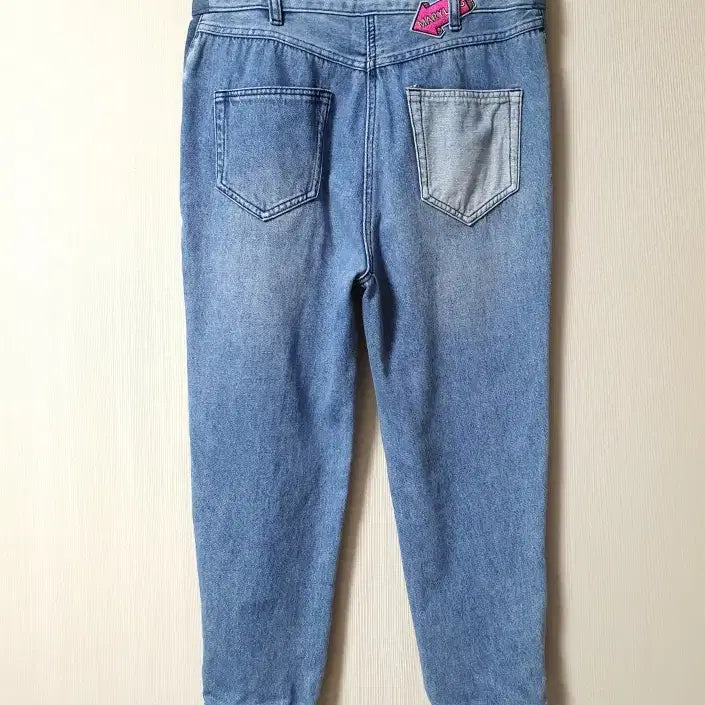 [BUNJANG] MARYLING 배기 데님 팬츠 / MARYLING 메릴링 패치 디테일 배기 데님 팬츠 40 사이즈 정품