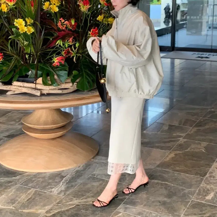 [BUNJANG] Heon She Classic Blouson Jacket / 새상품)허앤쉬 클래식 블루종