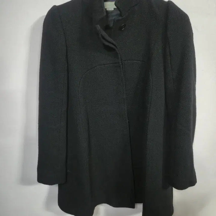 [BUNJANG] Stellar Black Half Coat / 스텔라 블랙 하프 코트 여성용