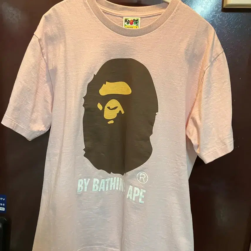 [SOLD OUT] 배이프 핑크반팔