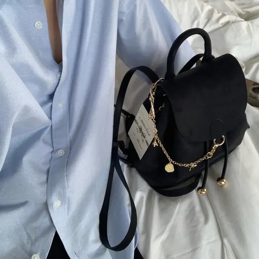 [BUNJANG] Atelier Park Claude Bag Black Backpack / 아틀리에파크 클로드백 /블랙 백팩
