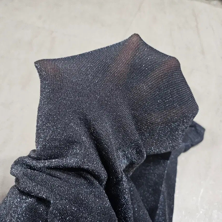 [BUNJANG] Free Size Silver Pearl Ankle Tights / 66free 펄 발고리 타이즈 -은사함유 펄