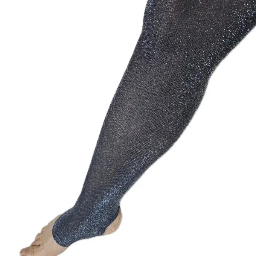 [BUNJANG] Free Size Silver Pearl Ankle Tights / 66free 펄 발고리 타이즈 -은사함유 펄