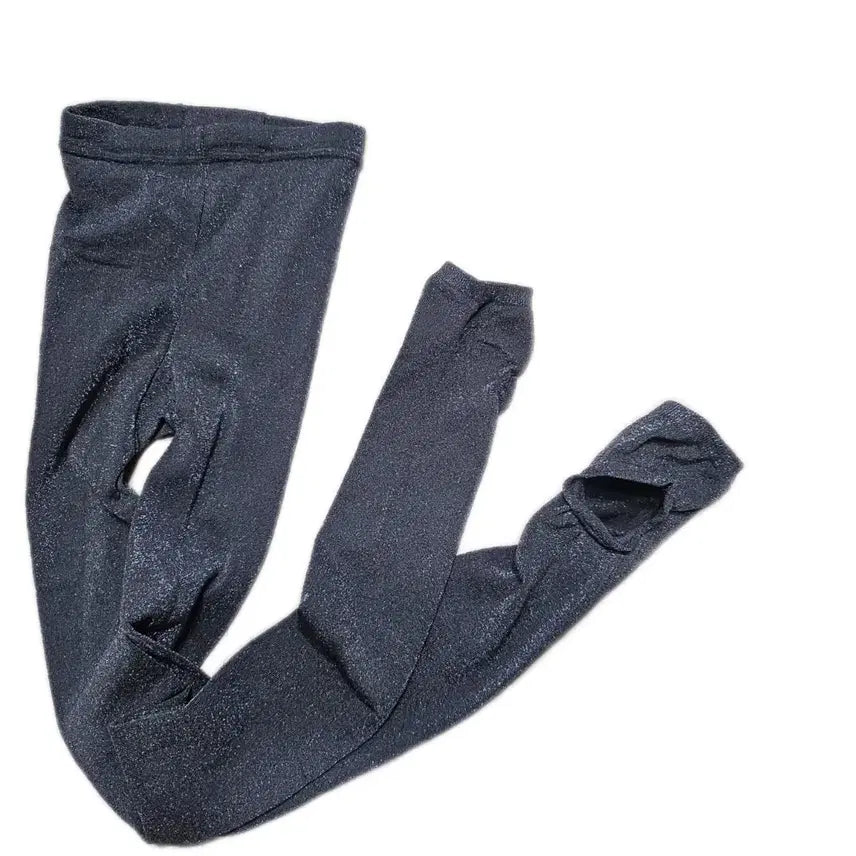 [BUNJANG] Free Size Silver Pearl Ankle Tights / 66free 펄 발고리 타이즈 -은사함유 펄