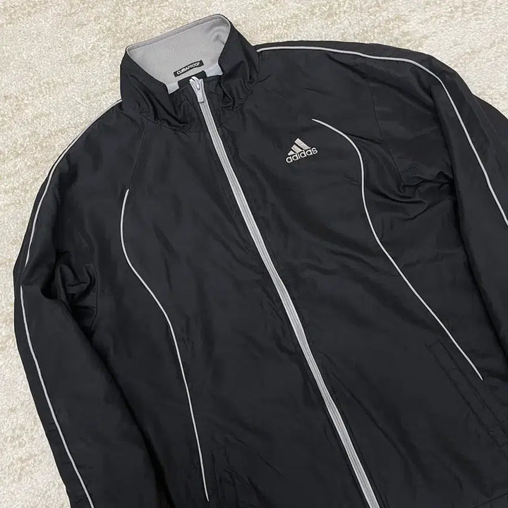 [BUNJANG] Adidas Performance Black Windbreaker Jacket / [M] 아디다스 퍼포먼스 블랙 바람막이 윈드브레이커