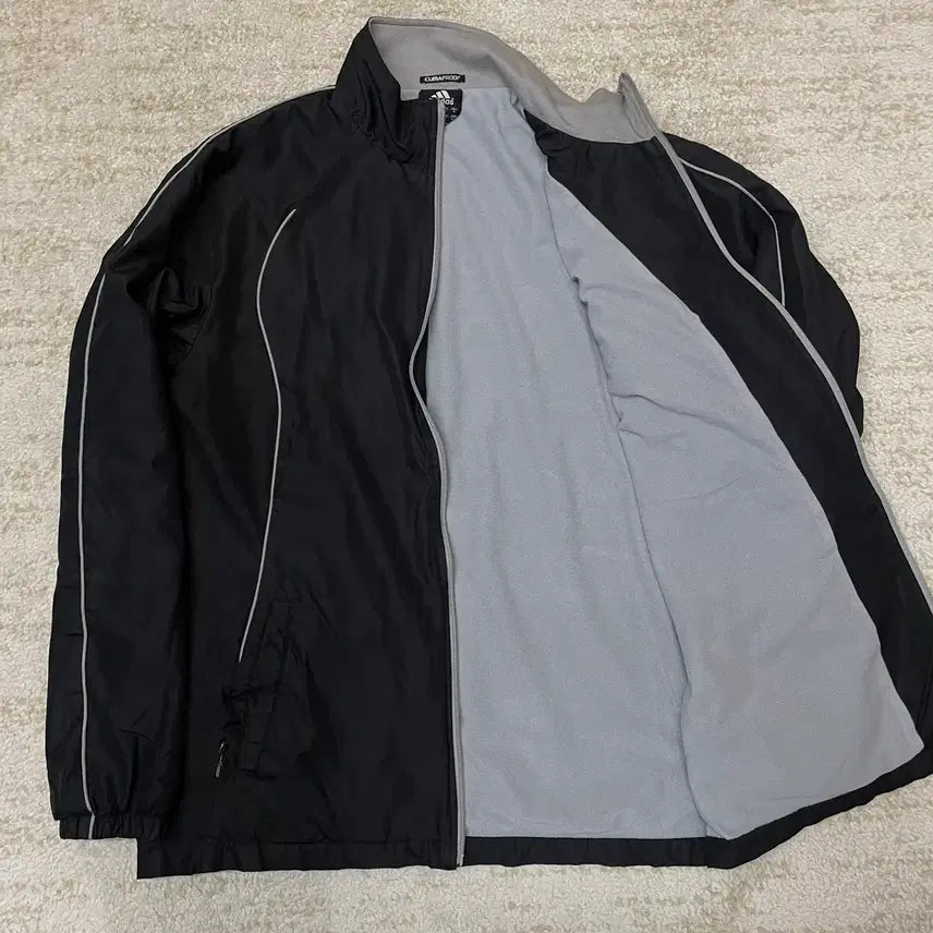 [BUNJANG] Adidas Performance Black Windbreaker Jacket / [M] 아디다스 퍼포먼스 블랙 바람막이 윈드브레이커