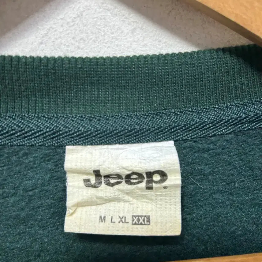 [SOLD OUT] Jeep 지프 기모 맨투맨 그린 2XL