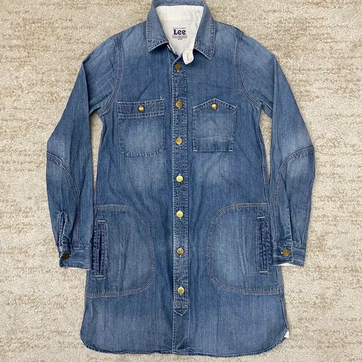 [BUNJANG] Lee Union Made Denim Long Jacket / 90s 우먼 [S] 리 Lee Union Made 데님 롱 자켓