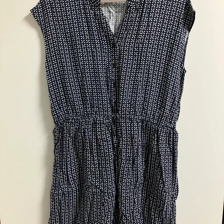 [BUNJANG] Summer Navy Pattern Dress / 네이비 패턴 여름 원피스
