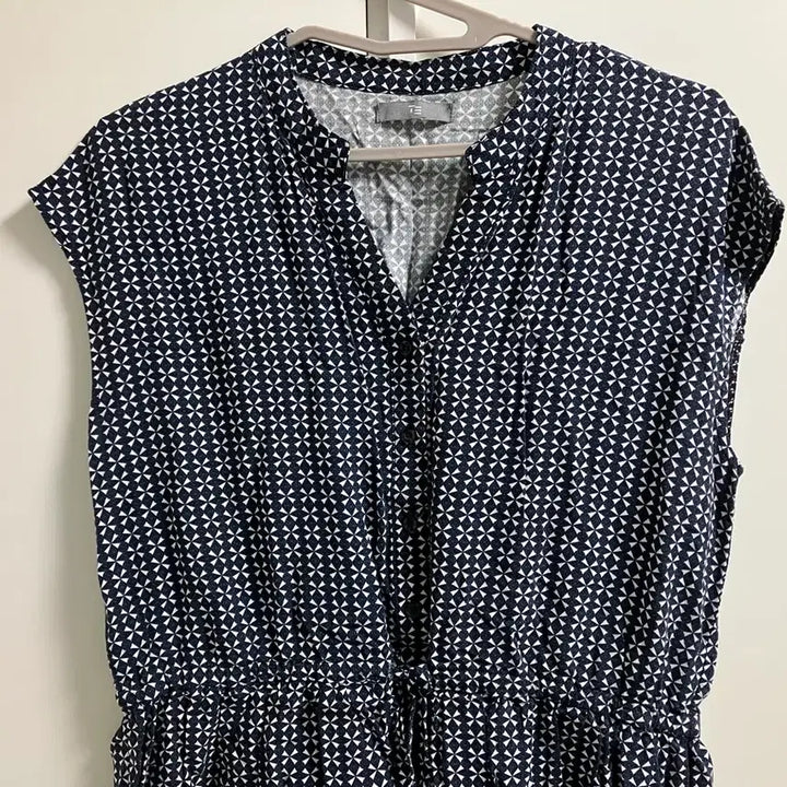 [BUNJANG] Summer Navy Pattern Dress / 네이비 패턴 여름 원피스