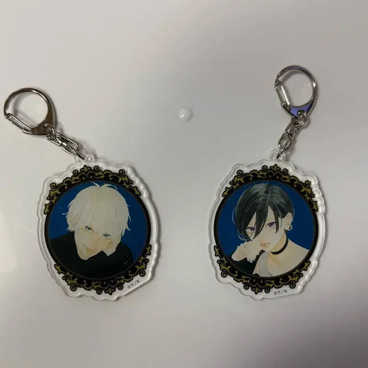 [BUNJANG] Beautiful Evening Moon Acrylic Keyring Set / 아름다운 초저녁달 2종 아크릴 키링