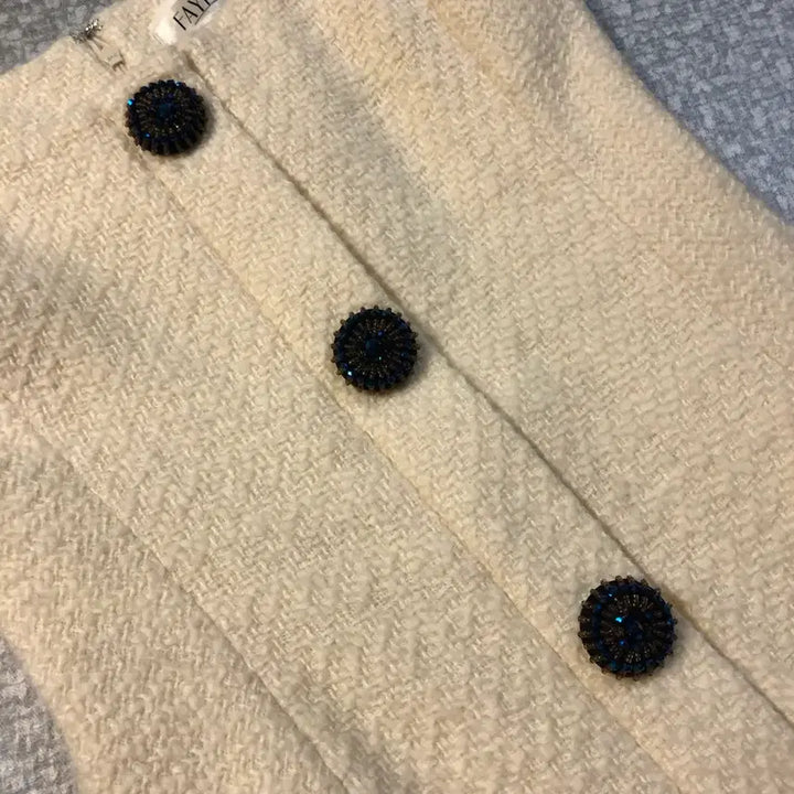 [BUNJANG] Fayewoo Tweed Bustier Sleeveless Dress / 페이우 fayewoo 트위드 원피스 뷔스티에 나시 서예지 서지혜 민소매