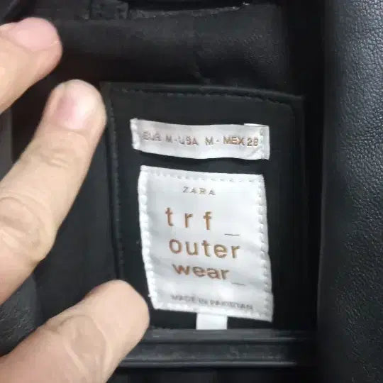 [BUNJANG] ZARA Leather Jacket / 자라 양가죽 자켓