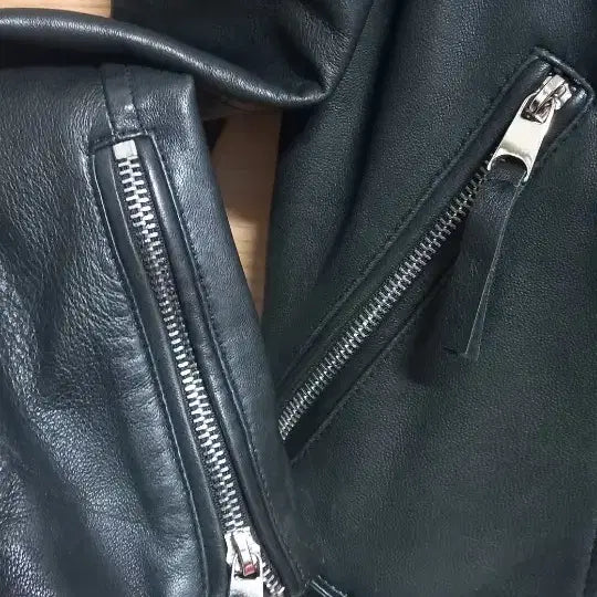 [BUNJANG] ZARA Leather Jacket / 자라 양가죽 자켓