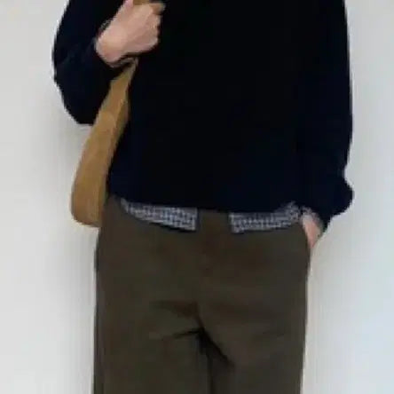 [BUNJANG] Peach Fleece Pants (Khaki, M) / 피치 기모 팬츠(카키, M)