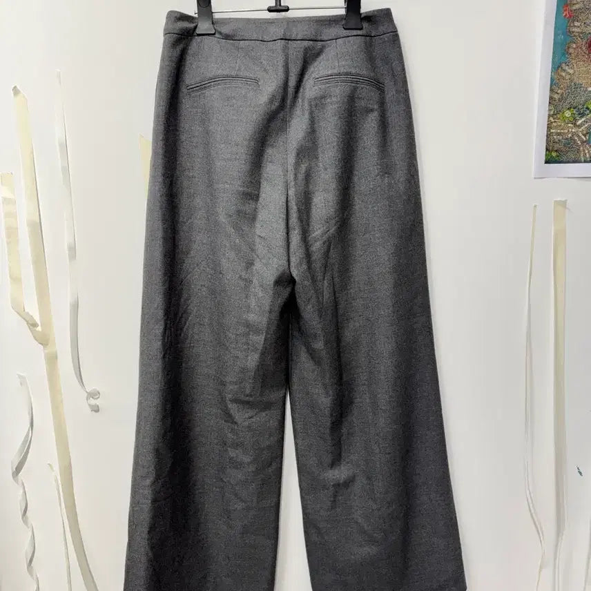 [BUNJANG] Juu by Jun K Wide Wool Pants / [Juu by Jun K] 와이드 울 팬츠, S(새거, 원가 15만)