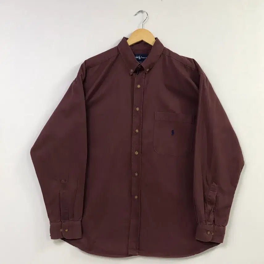 [BUNJANG] Polo Solid Cotton Shirt / Xxl 폴로 솔리드코튼 셔츠
