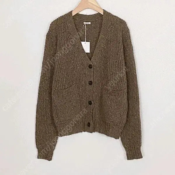 [BUNJANG] PLATBASE Merino Wool Alpaca Knit Cardigan / PLATBASE(현 호와스) 플랫베이스 메리노울 알파카 니트 가디건