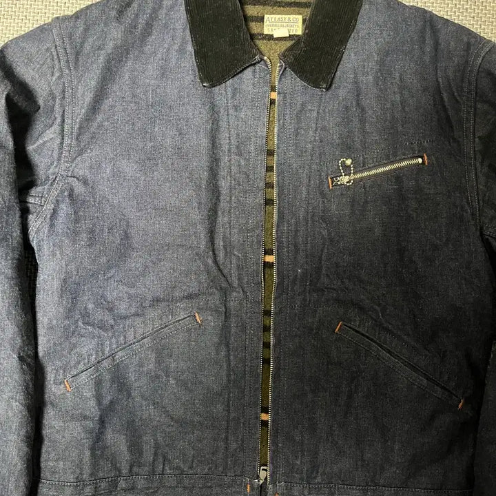 [BUNJANG] Elaco Denim Blanket Jacket 42 / 엣라코 데님 블랭킷자켓 42