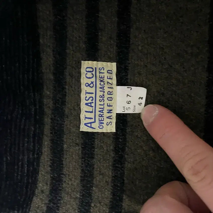 [BUNJANG] Elaco Denim Blanket Jacket 42 / 엣라코 데님 블랭킷자켓 42