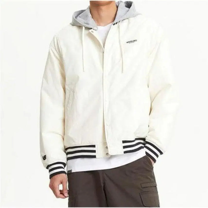 [BUNJANG] New Balance UNI Varsity Padded Jumper (Size L) / 뉴발란스 UNI 바시티 패딩점퍼 L