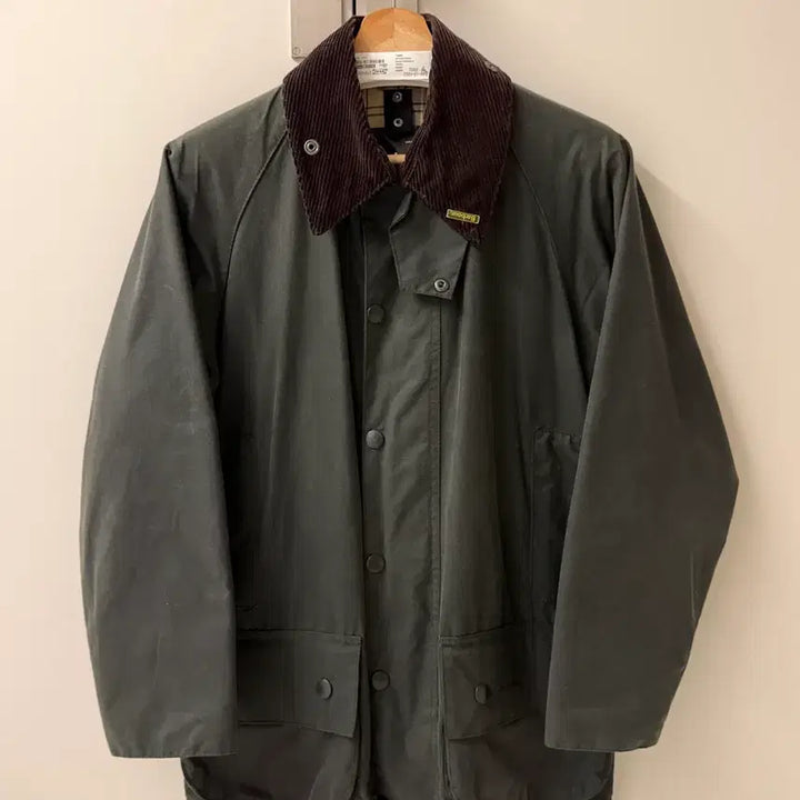 [BUNJANG] Barbour Beaufort Sage Jacket / 바버 뷰포트 세이지 34 (리왁싱, 상태양호)